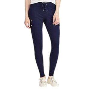Ralph Lauren Navy Knit Cargo Pant Medium